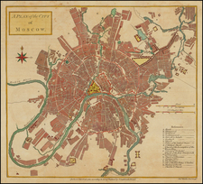 Russia Map By Thomas Kitchin