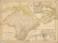 Russia and Ukraine Map By James Wyld