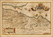Scotland Map By Henricus Hondius