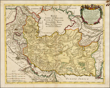 Middle East Map By Giacomo Giovanni Rossi - Giacomo Cantelli da Vignola