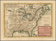 United States, Midwest and Plains Map By Herman Moll