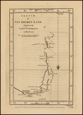 Australia Map By James Cook