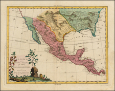 Texas, Plains, Southwest and Mexico Map By Antonio Zatta