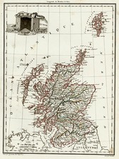 Europe and British Isles Map By Conrad Malte-Brun