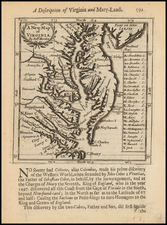 Delaware, Southeast and Virginia Map By Robert Morden