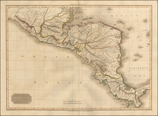 Mexico and Central America Map By John Pinkerton