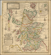 Scotland Map By Hermann Moll