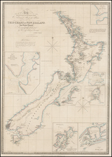 New Zealand Map By James Wyld