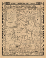 Rocky Mountains Map By Jo Mora