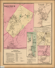 New England and Connecticut Map By Beers
