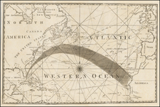 Atlantic Ocean, United States, North America and Caribbean Map By American Philosophical Society / Benjamin Jones