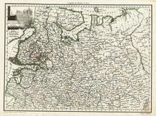 Europe, Poland, Russia, Baltic Countries and Germany Map By Conrad Malte-Brun