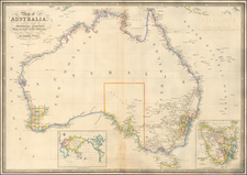 Australia Map By James Wyld