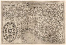 Austria, Hungary, Balkans and Germany Map By Cornelis de Jode