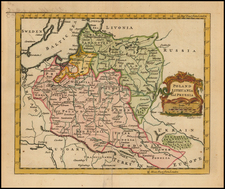 Poland and Baltic Countries Map By Thomas Jefferys