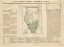 Midwest and Illinois Map By Jean Alexandre Buchon