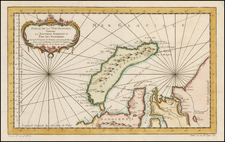 Polar Maps and Russia Map By Jacques Nicolas Bellin