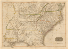 South, Southeast, Midwest and Plains Map By John Pinkerton