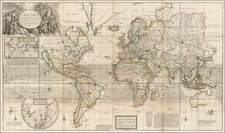 World and World Map By Herman Moll