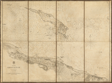 Russia and Baltic Countries Map By British Admiralty