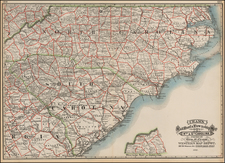 Southeast Map By George F. Cram