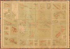 Hawaii, Other Islands, Australia & Oceania, Oceania, New Zealand, Hawaii and Other Pacific Islands Map By Journal Les Missions Catholiques