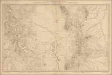 Southwest, New Mexico, Rocky Mountains and Colorado Map By Ferdinand Vandeveer Hayden