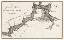 Midwest Map By Georges Henri Victor Collot