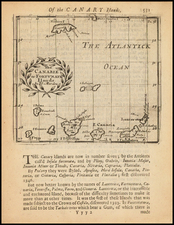 Portugal and African Islands, including Madagascar Map By Robert Morden