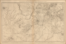 Southwest and Rocky Mountains Map By Ferdinand Vandeveer Hayden