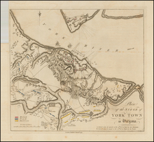 Mid-Atlantic and Southeast Map By Banastre Tarleton