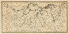 Midwest, Plains and Canada Map By Stephen H. Long