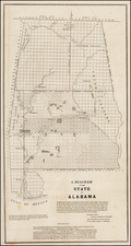 Alabama Map By General Land Office