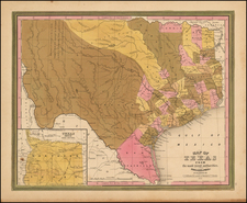 [Republic of Texas]  Map of Texas From the most recent authorities . . . 1845  By Henry Schenk Tanner