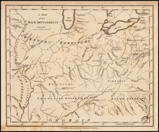 South, Tennessee and Midwest Map By John Stockdale