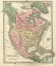 North America Map By D.F. Robinson