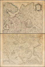 Russia and Ukraine Map By Joseph-Nicholas Delisle