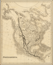 North America Map By Hinton, Simpkin & Marshall