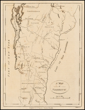 New England and Vermont Map By John Stockdale