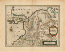 South America Map By Willem Janszoon Blaeu