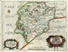 Europe and British Isles Map By Richard Blome