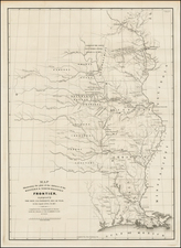 South, Midwest and Plains Map By Washington Hood / United States GPO