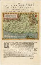 Italy Map By Giovanni Antonio Magini