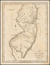 New Jersey Map By John Stockdale