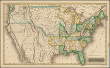 United States Map By Sidney Morse