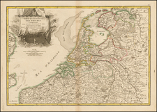 Netherlands Map By Jean Janvier