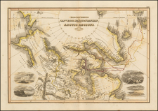 Polar Maps, Alaska and Canada Map By John Wyld