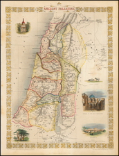 Holy Land Map By John Tallis