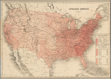 United States Map By James Wyld