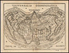 World and World Map By Johann Honter